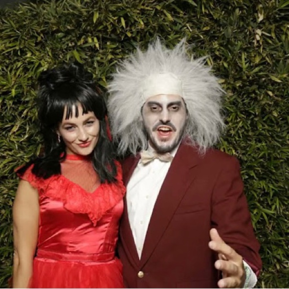 Maroon blazer costume jacket beetle juice